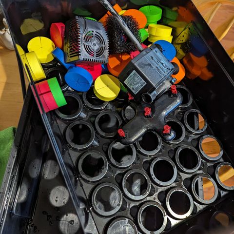 Ceecee growlog photo: Clean up is important! I had everything cleaned up and was getting ready to put away, and forgot the pump comes apart. Don't forget to clean out that sponge, holy moly was she diiiirty.