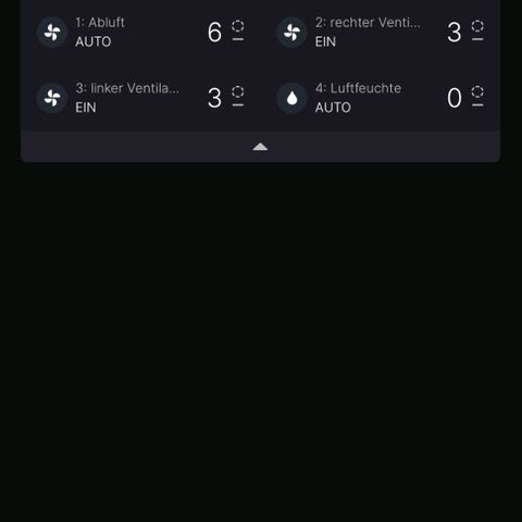 Fast Diesel growlog photo: Umgebungswerte in der Dunkelphase mit kleinem Lufttfeuchte Trockner im Zelt. 