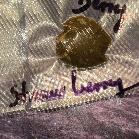 Cookies OG Kloni #1 growlog photo: Da ist sie , hart wie Stein. Und wo ich dran war gab es dazu ein Mini Jamaican und eine kleine Speckschwarte von der Strawberry/ Berry und nun ab ins dunkel Kühl.