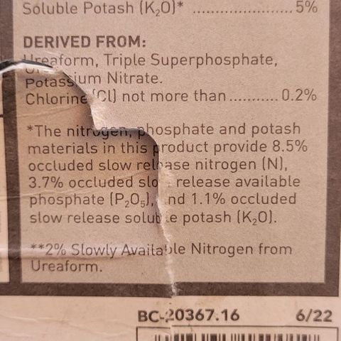 Sky OG. growlog photo: I found these at the dollar store. Mild and slow releasing ferlizer. (13-4-5) I used for my house plants, 3 baby clones, and mama plant have really done well with the one or two doses I've given them of this. Been using every 3-4 weeks.