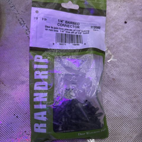 GWJ Solo Challenge  #1 growlog photo: Placed 8 barbed connectors in 16 ounce solo cup to hopefully stop any roots from coming out of the cup. I noticed some algae on the inside of the clear cup starting to form. I will have to come up with some kind of blackout curtain for it tomorrow. I added two airline to the mason jar to help aerate the soil. Hopefully it will work. 