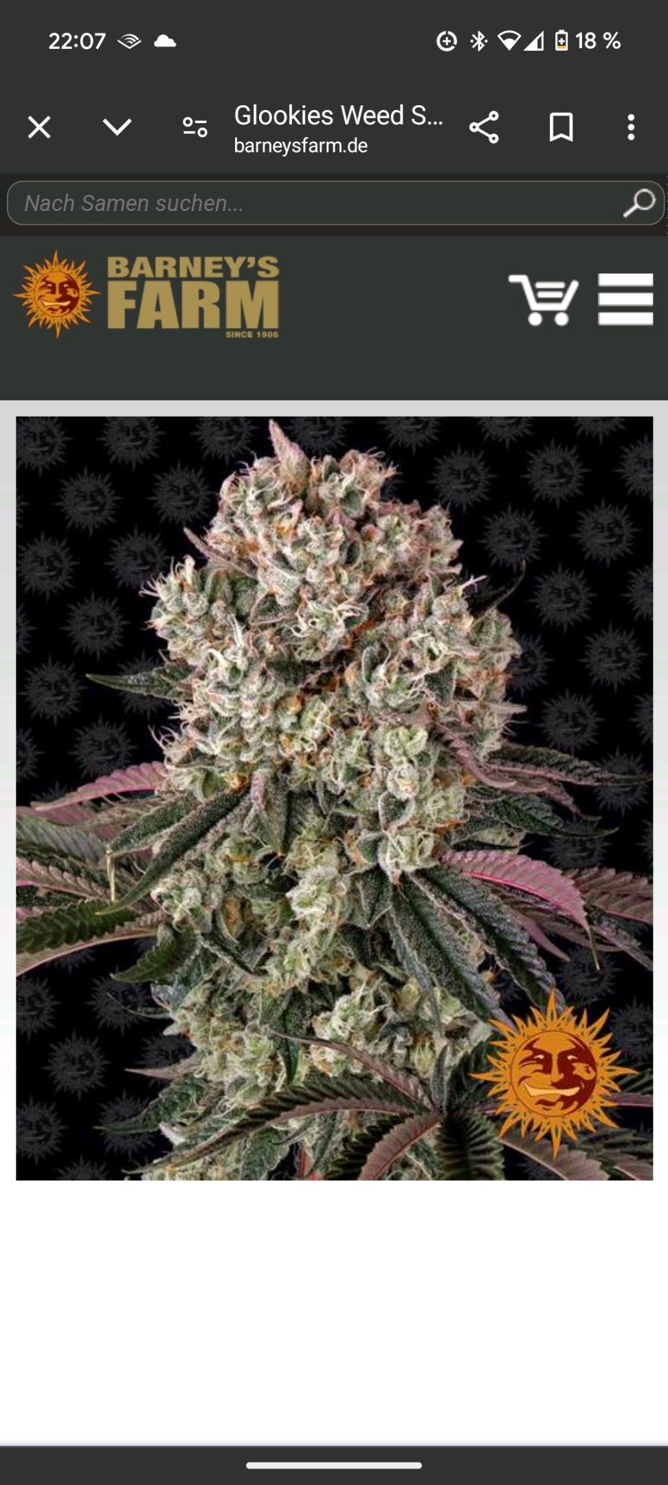 Glookies Strain by Barneys Farm  growlog header