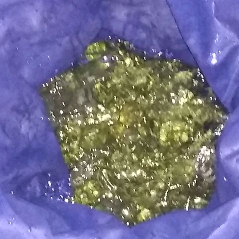 Dave's Sour Tangie growlog photo: Was very seedy from accidental early pollenation, but still very resinous.  Turned into bubble hash. Ended up with about 1.5 grams bubble hash, 1 gram FECO, 1.5 ounces of trim which was used for tincture and 1.5 ounces of seeds.