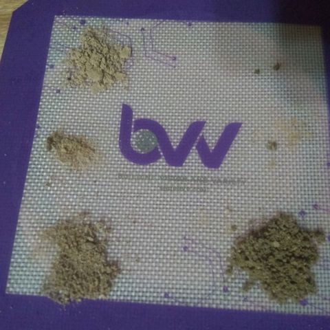 Dave's Sour Tangie growlog photo: Was very seedy from accidental early pollenation, but still very resinous.  Turned into bubble hash. Ended up with about 1.5 grams bubble hash, 1 gram FECO, 1.5 ounces of trim which was used for tincture and 1.5 ounces of seeds.