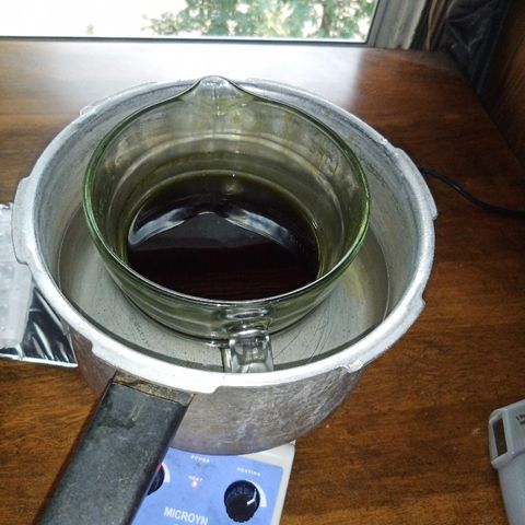 FP growlog photo: Photos from RSO extraction procedure