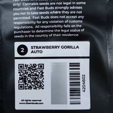 Strawberry Gorilla Auto growlog photo