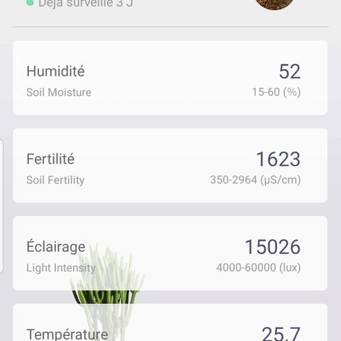 Tonton Gis Grapefruit 3 growlog photo: Relevé capteurs APRES arrosage