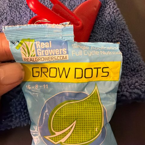 Sundea Driver  #1 growlog photo:  Today will be starting the sixth week of bloom. As you can see, I am just feeding it real growers, green dots, and stash blend. pH levels are perfect. PPM levels are perfect.