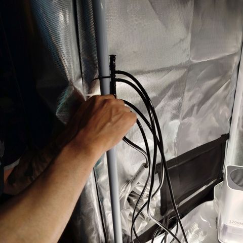 Mario's Runtz growlog photo: Heute ist sie in ihren Endtopf umgezogen und das Erstemal kommt die Automatische Bewässerung zum Einsatz.