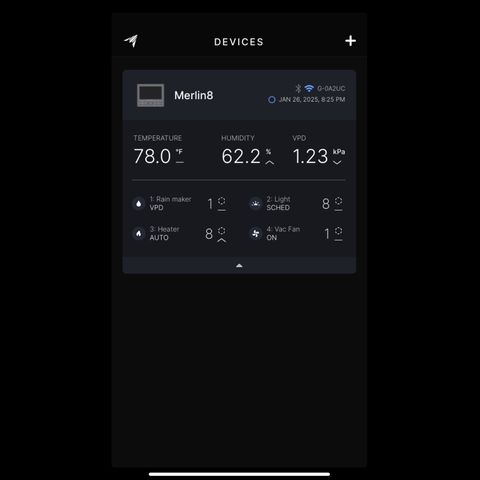 Gorilla Melon growlog photo: Daytime temps. Lines smooth out after adding the heater.