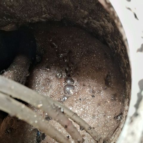 Gaia growlog photo: Aplicação de chá aerado : 3/5 do volume total hj ( 24hs fermentacao ) amanhã de manhã restante da aplicação com 36hs de fermentacao p estratificar o perfil de micro organismos 