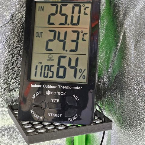 Zkittlez growlog photo: Temperatur und Luftfeuchtigkeit 