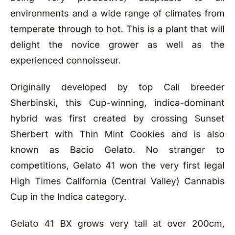 Gelato #41 BX growlog timeline photo