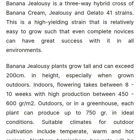 Banana Jealousy  #1 growlog timeline photo