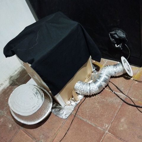 Cajurema growlog photo: Growbiarra pra secar planta 