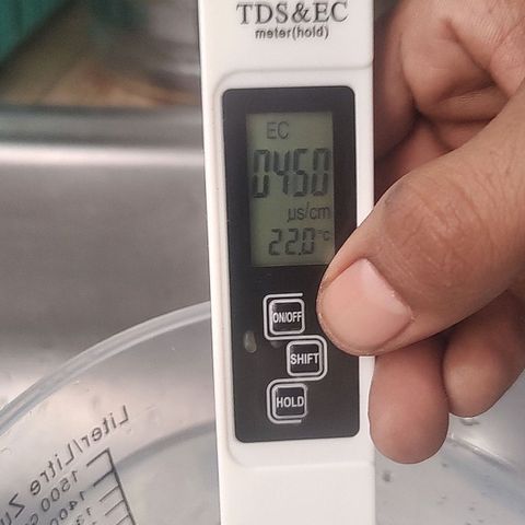 Member OG growlog photo: Parámetros del riego, me falta ***agregar fertilizante para subir EC***