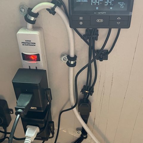 Mac 1 growlog photo: Added all Ac Infinity ventilation and environment control 