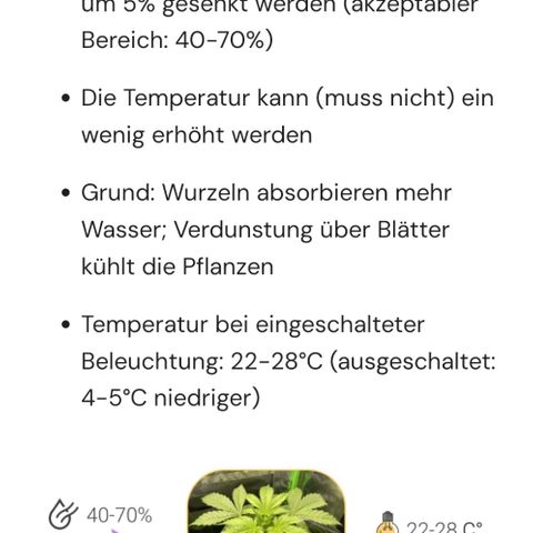 Benjis White Weed #3 growlog photo: Temp. + RH nach Wachstumsphase 