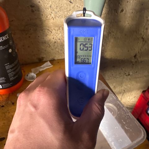 GG#4  growlog photo: A+ recovery from yesterdays adding of fresh nutrients to bucket with light intensity at Lvl2 