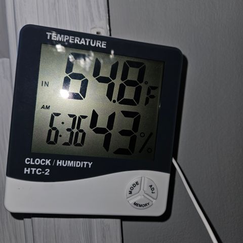 LA growlog photo: Night time Temps 