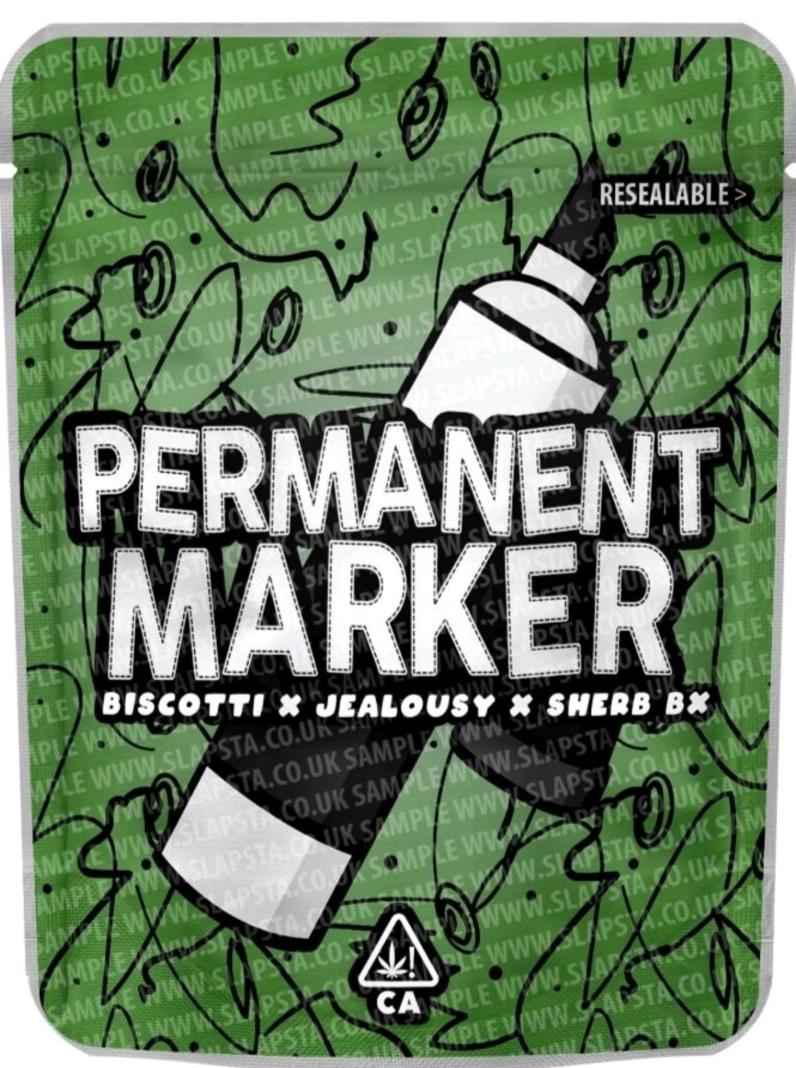 Permanent marker growlog header