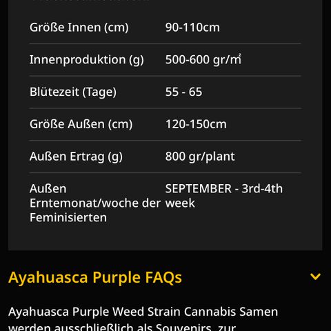 Ayahuasca Purple ( Barney’s farm ) growlog timeline photo