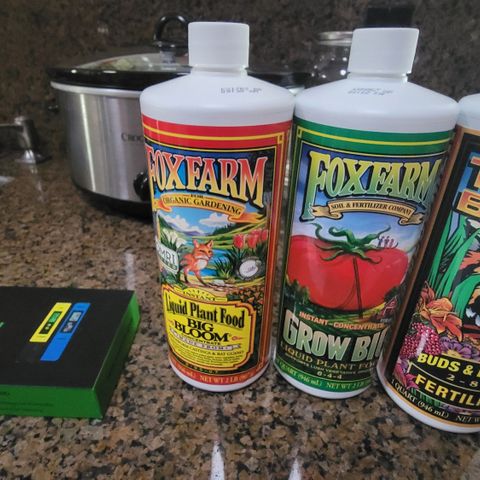005: "Azul" growlog photo: Tds & pH meter, and nutrients came in