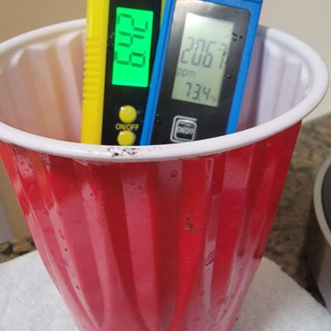 007: "Hella Jelly P5 #1" or AZUL?? growlog photo: Runoff water: 6.42pH & 2067ppm
