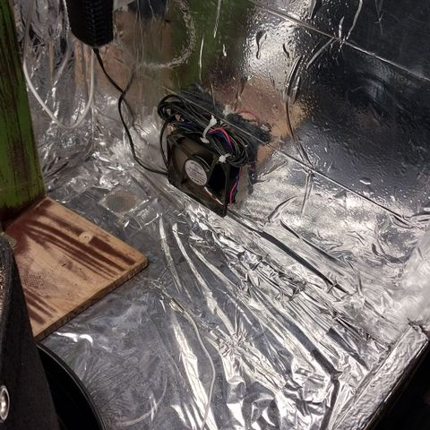 Demeter growlog photo: Amanhã, darei um jeito de melhorar o exaustor de entrada. Ele tem uma tela que está fazendo o mesmo que o filtro de carvão estava, resistindo à passagem de ar...