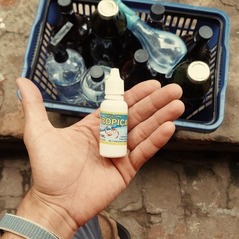 Demeter growlog photo: Estou tratando a água com um produto que anula o cloro proveniente do tratamento da mesma, nas estações de tratamento urbano.