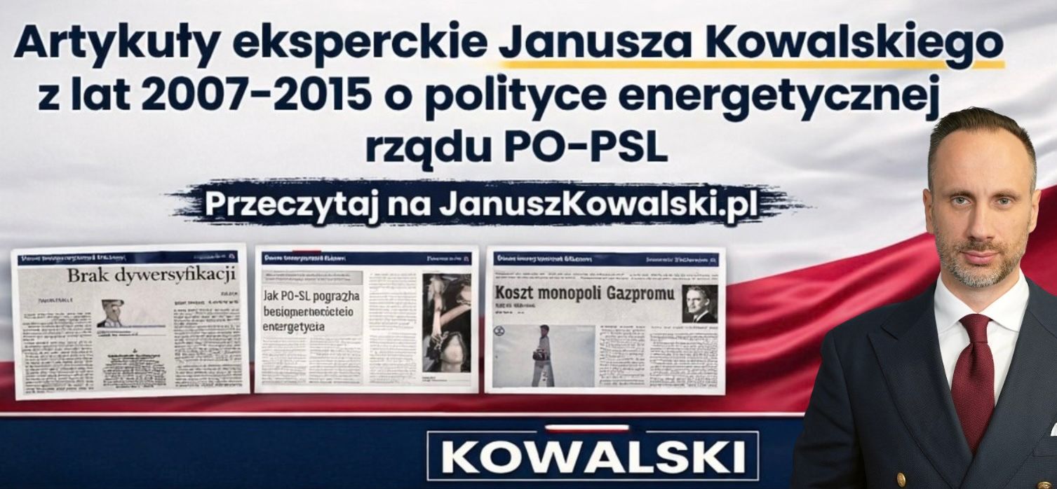 Zdjęcie do artykułu: Moje artykuły eksperckie z lat 2007-2015 o polityce energetycznej rządu PO-PSL