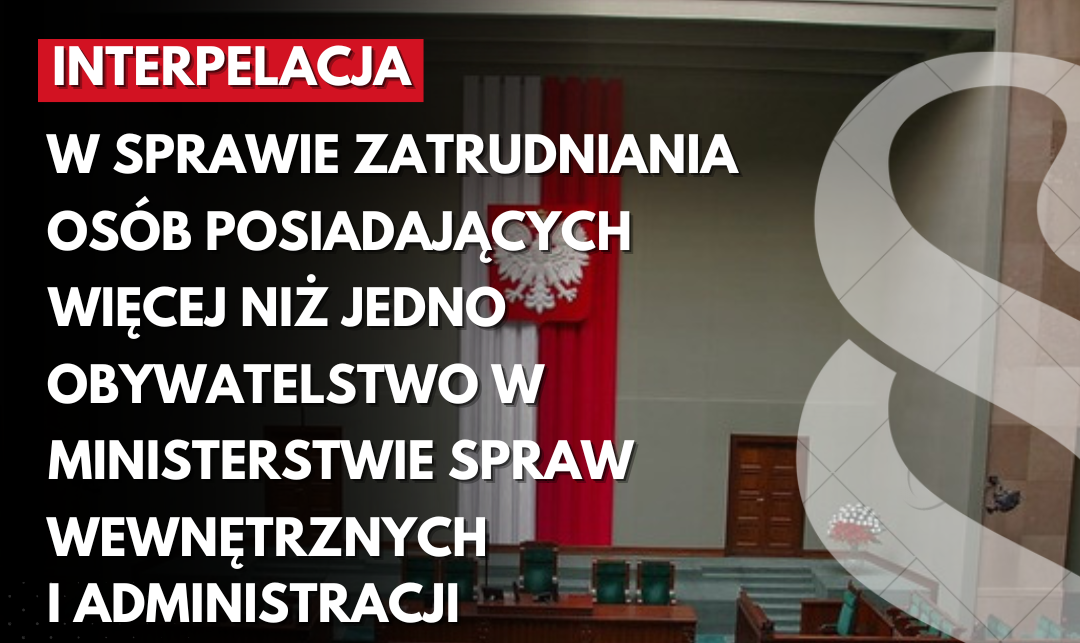 Ilu cudzoziemców pracuje w Ministerstwie Spraw Wewnętrznych i Administracji?