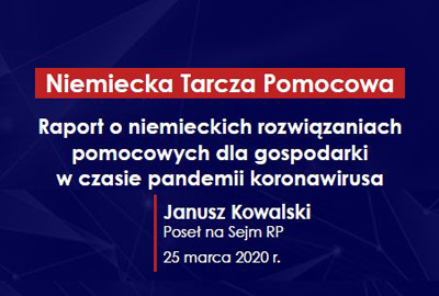 Zdjęcie do artykułu: Raport pt. “Niemiecka Tarcza Pomocowa. Raport o niemieckich rozwiązaniach pomocowych dla gospodarki w czasie pandemii koronawirusa”