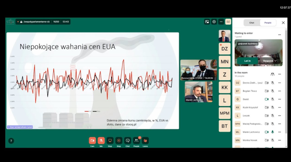 I posiedzenie Parlamentarnego Zespołu ds. Suwerenności Energetycznej