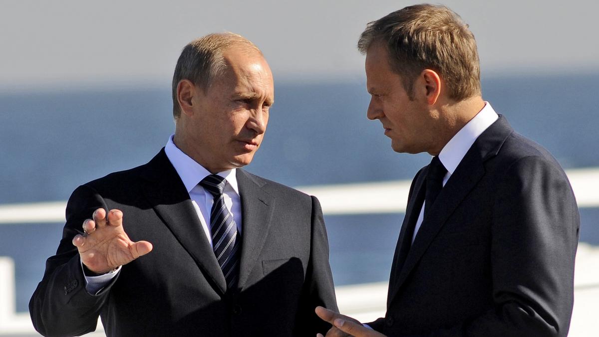 Donald Tusk i Wladimir Putin