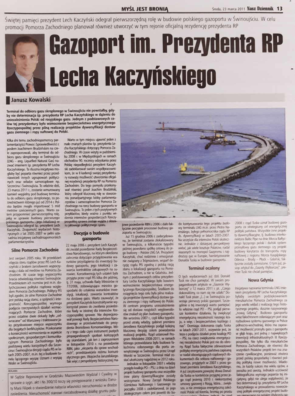 Gazoport im. Prezydenta RP Lecha Kaczyńskiego