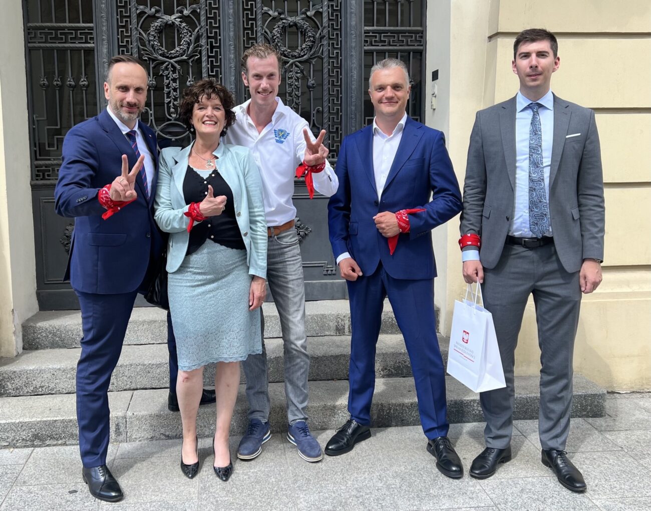 Spotkanie z liderami protestów rolniczych z Holandii