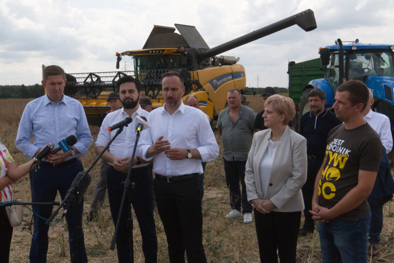 Rolna konferencja w Namysłowie w gospodarstwie rodzinnym