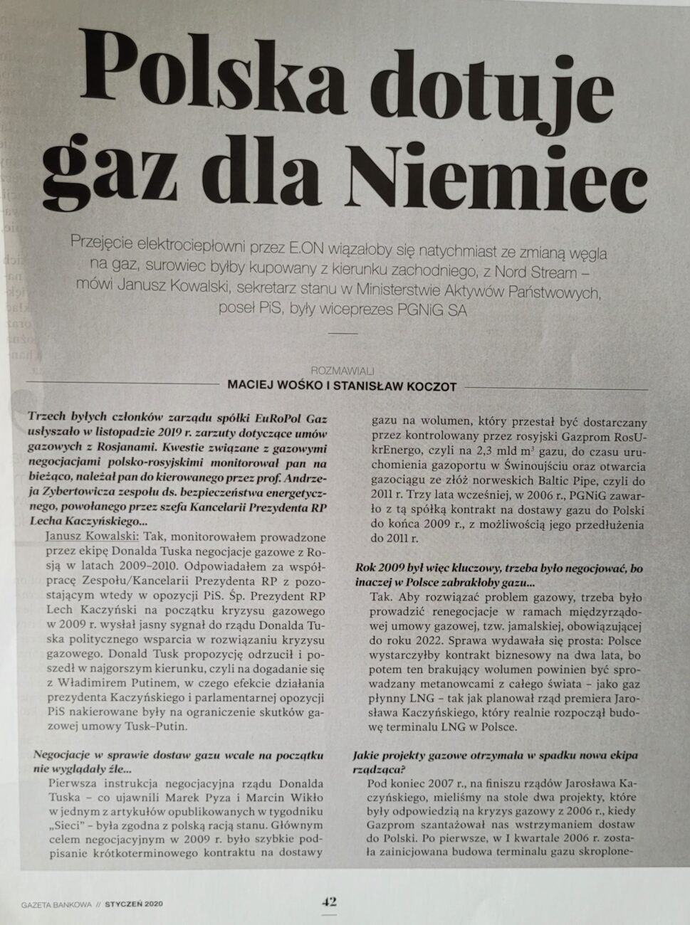 Polska dotuje gaz dla Niemiec