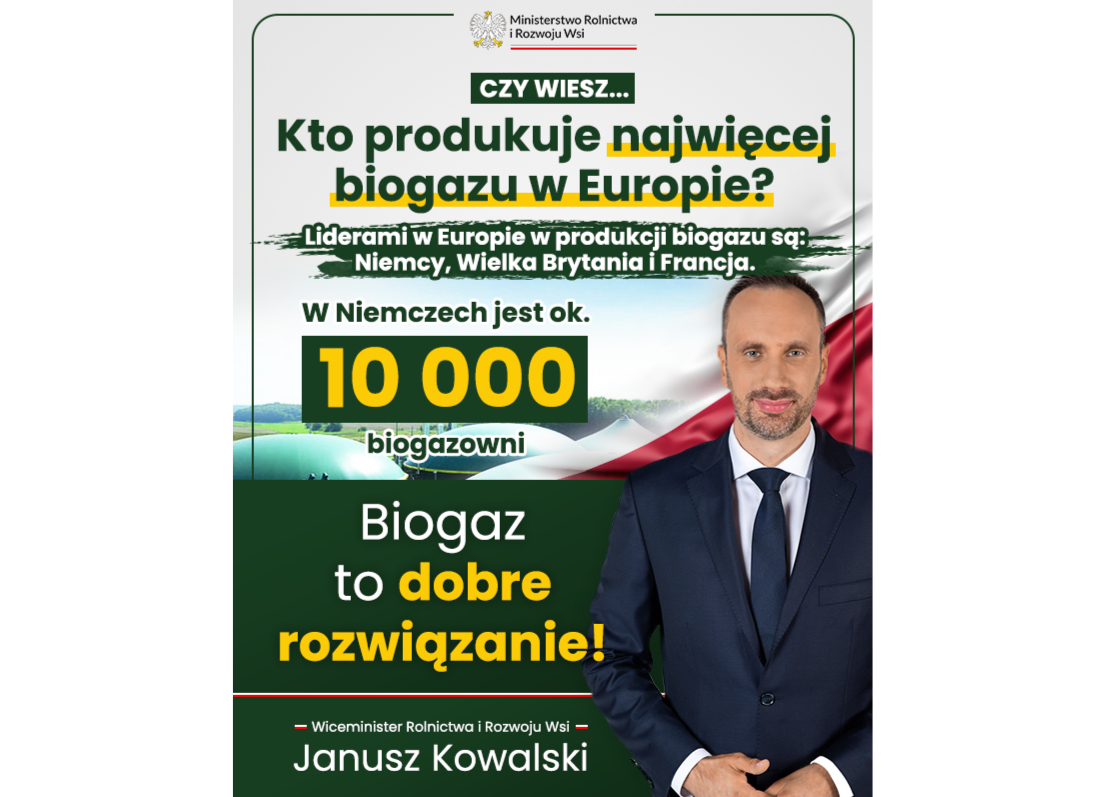 Zdjęcie do artykułu: Kto produkuje najwięcej biogazu w Europie?