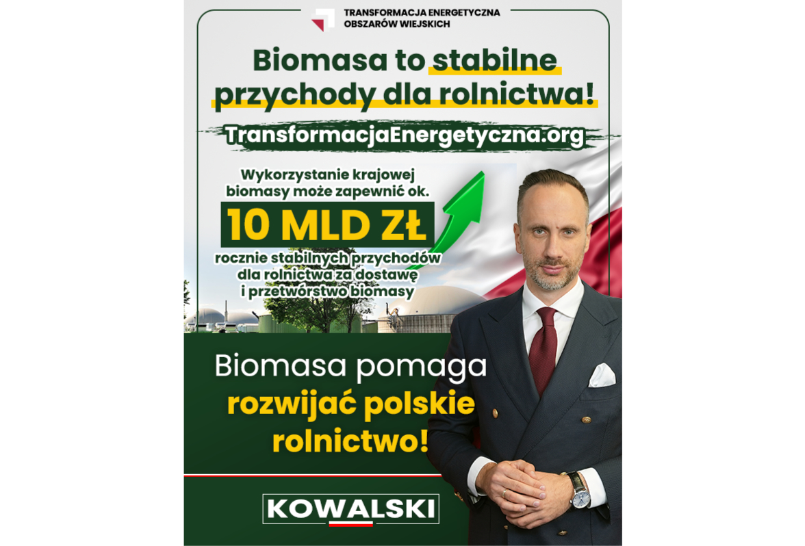 Zdjęcie do artykułu: Biomasa to stabilne przychody dla rolnictwa!