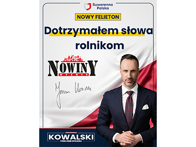 Zdjęcie do artykułu: Dotrzymałem słowa rolnikom