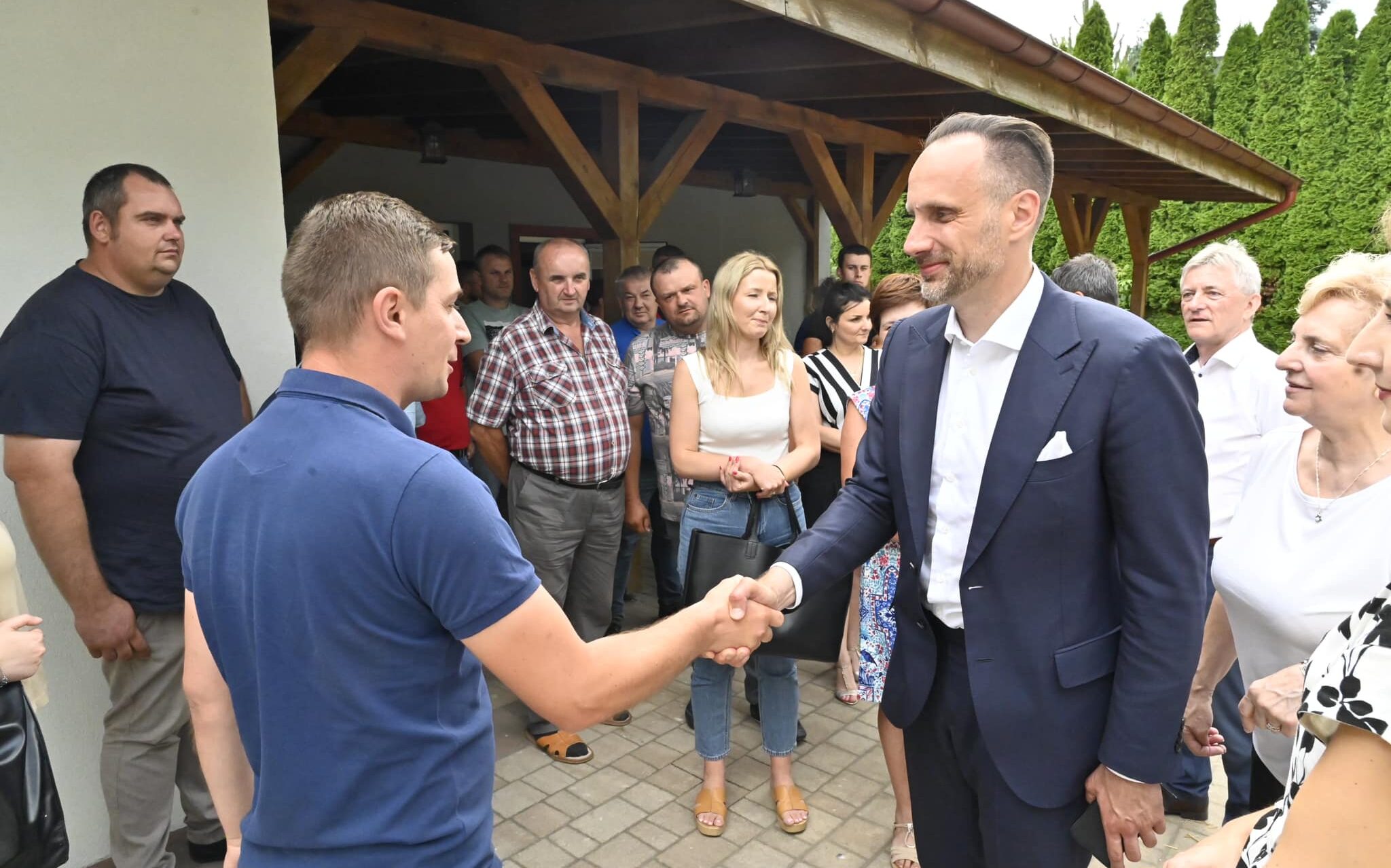 Spotkanie wiceministra Janusza Kowalskiego z mieszkańcami wsi Bukowie