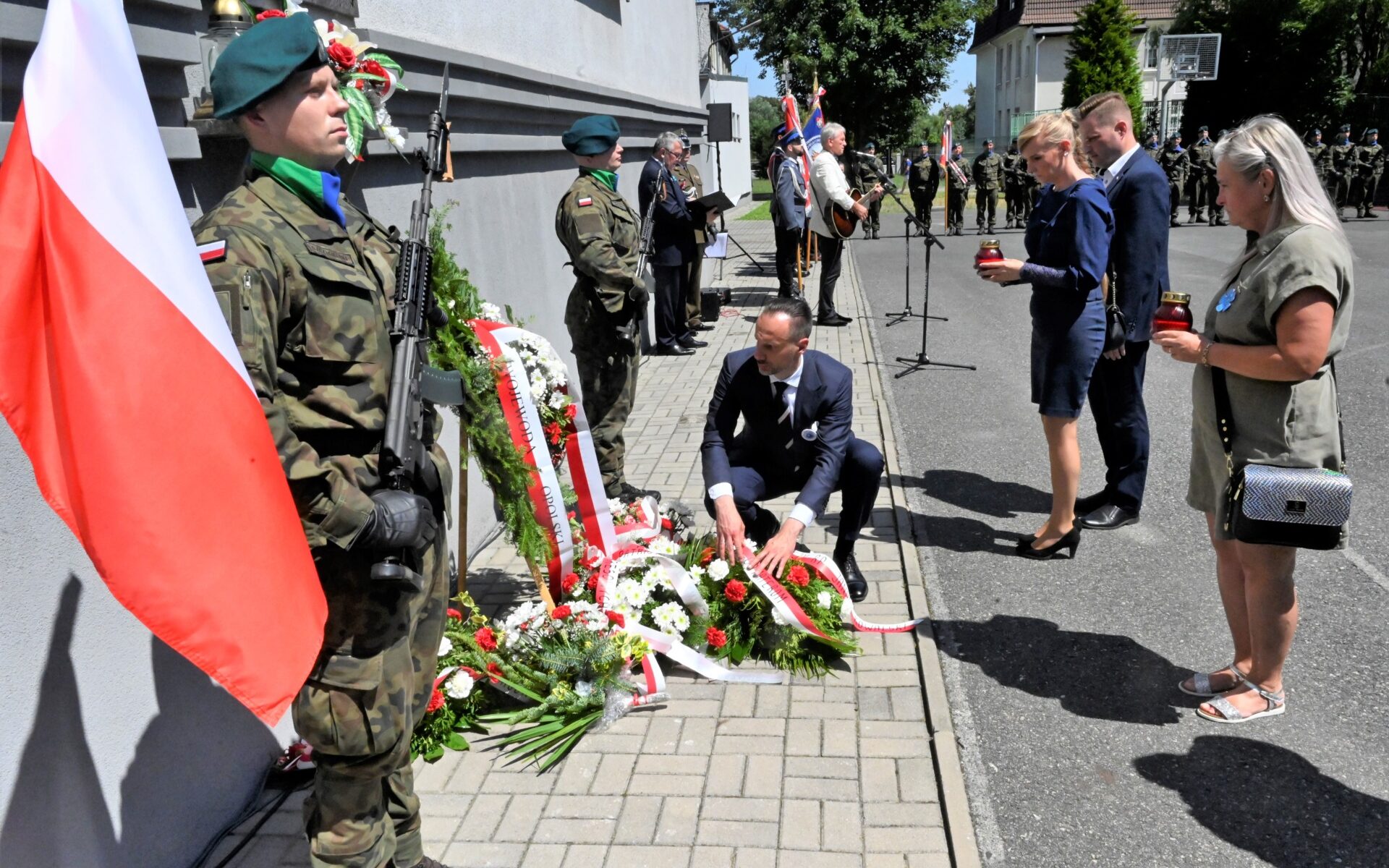 Uroczystości w Kędzierzynie-Koźlu upamiętniające ludobójstwo dokonane na Polakach przez Ukraińców na Kresach Wschodnich.