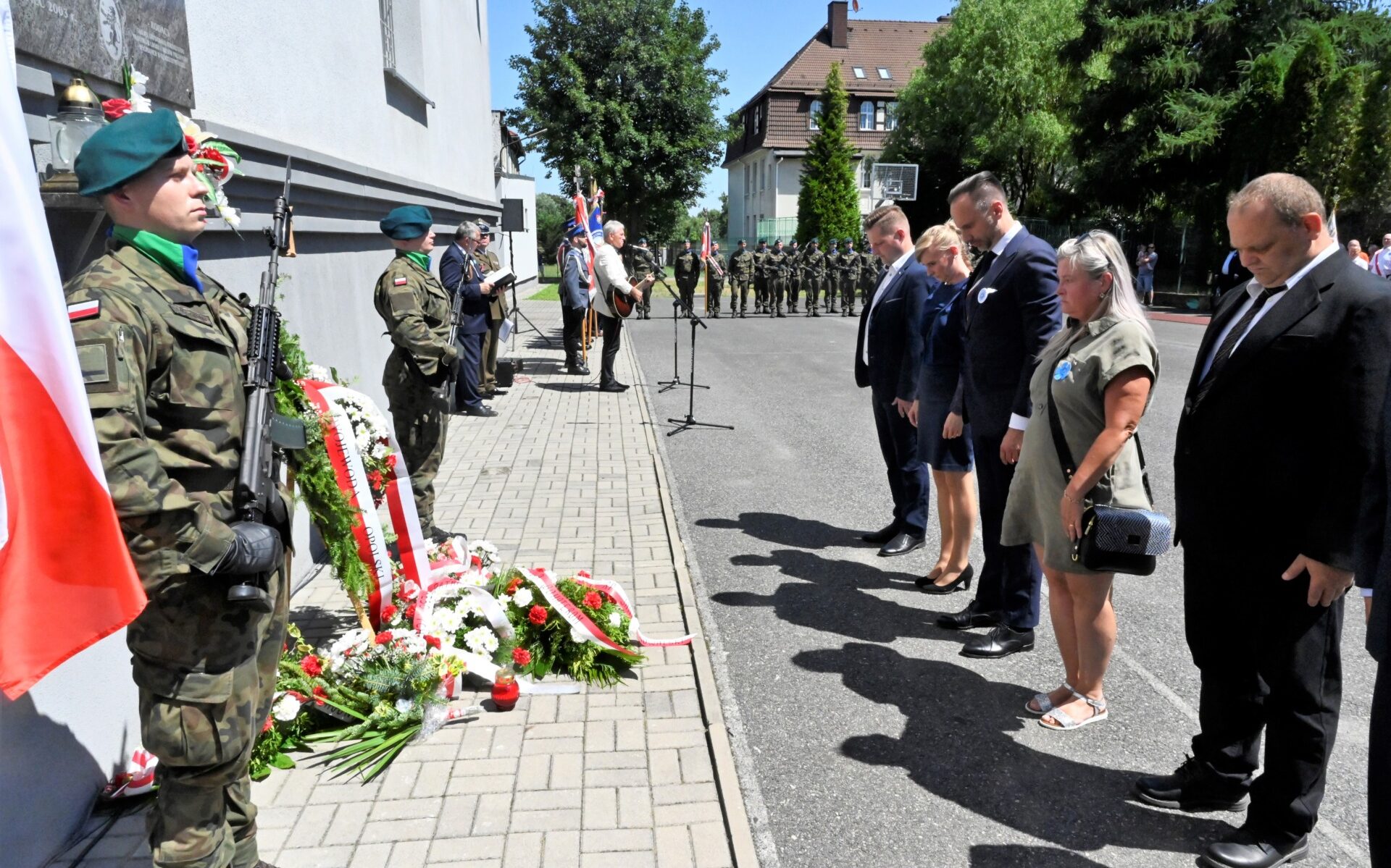 Uroczystości w Kędzierzynie-Koźlu upamiętniające ludobójstwo dokonane na Polakach przez Ukraińców na Kresach Wschodnich.