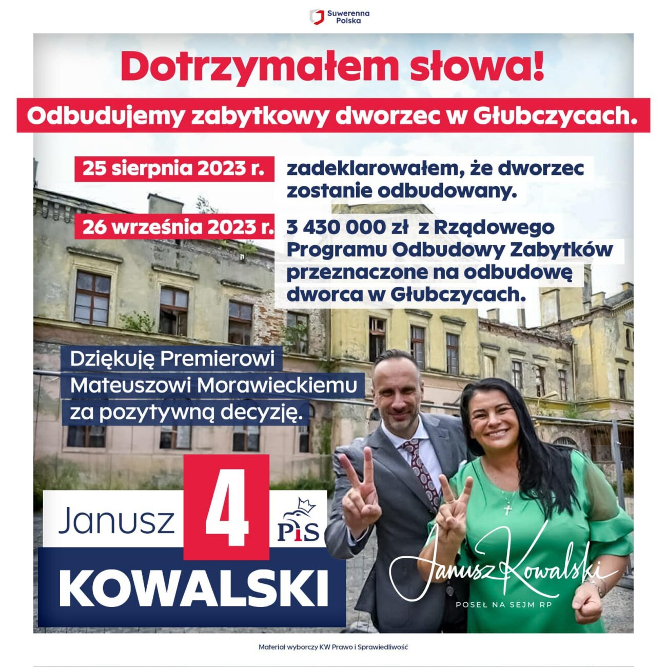 Odbudujemy zabytkowy dworzec w Głubczycach