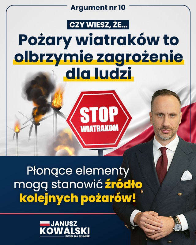 Argumenty przeciwko liberalizacji przepisów dotyczących elektrowni wiatrowych