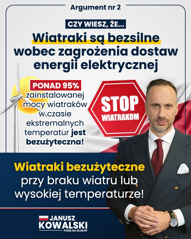 Argumenty przeciwko liberalizacji przepisów dotyczących elektrowni wiatrowych