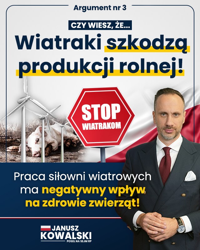 Argumenty przeciwko liberalizacji przepisów dotyczących elektrowni wiatrowych