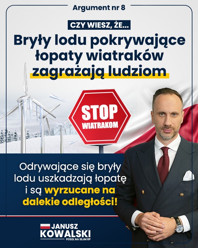 Argumenty przeciwko liberalizacji przepisów dotyczących elektrowni wiatrowych